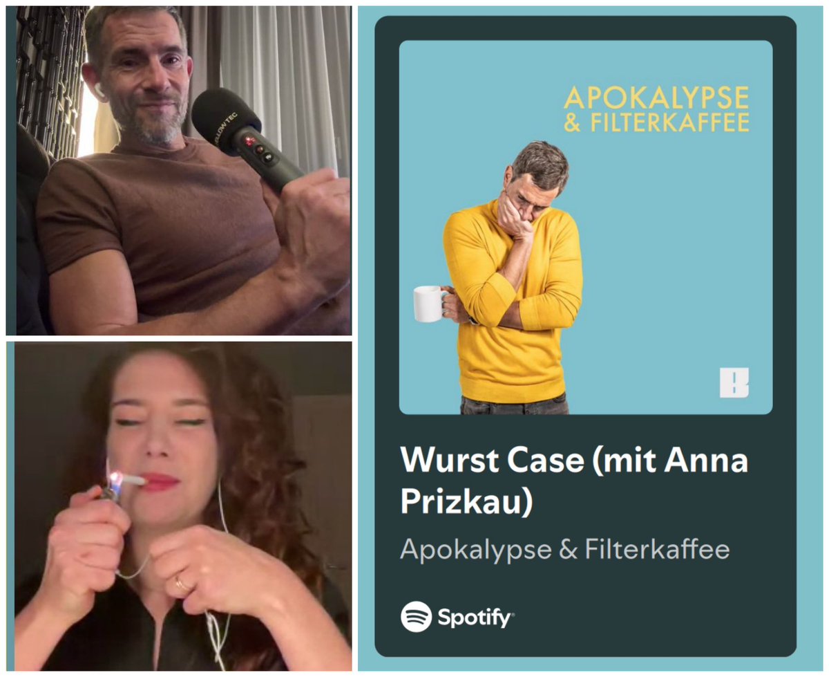 Passend zu Halloween kam Anna Pritzkau heute als Til Schweiger zu <a href="/MickyBeisenherz/">Micky Beisenherz 🍌</a> und #ApoFika

❤️