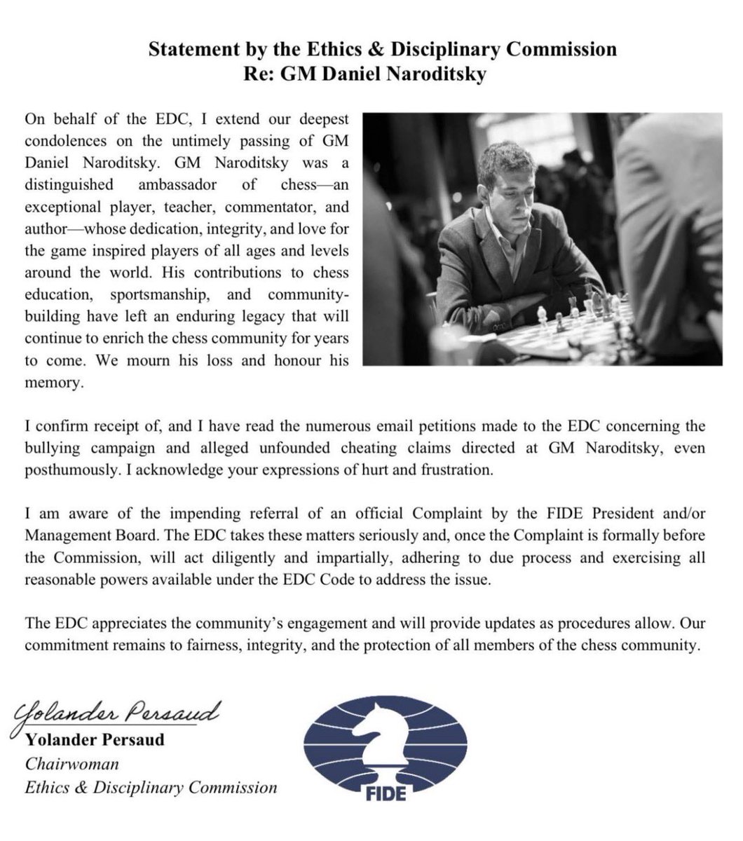 This time, it only took us ten days to issue a statement expressing our condolences.