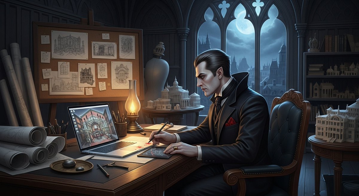 sketchflow_ai's tweet image. If Dracula ran a design studio, he’d use Sketchflow.

Why? It works at night and doesn’t need a reflection in Figma. 🦇💻✨

Even vampires love good design.

#Halloween2025 #meme #AIDesign #designer