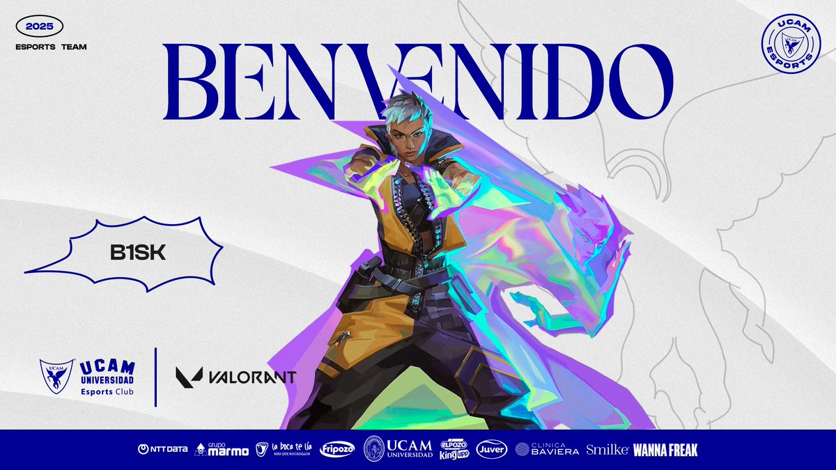 COMUNICADO OFICIAL 🔴

Damos la bienvenida a Vitaliy '<a href="/B1SKxd/">TU B1SK</a>' Emelyanov como nuevo duelista del equipo oficial de Valorant, completando así el quinteto.

Su debut con el equipo será en el Project Blender.