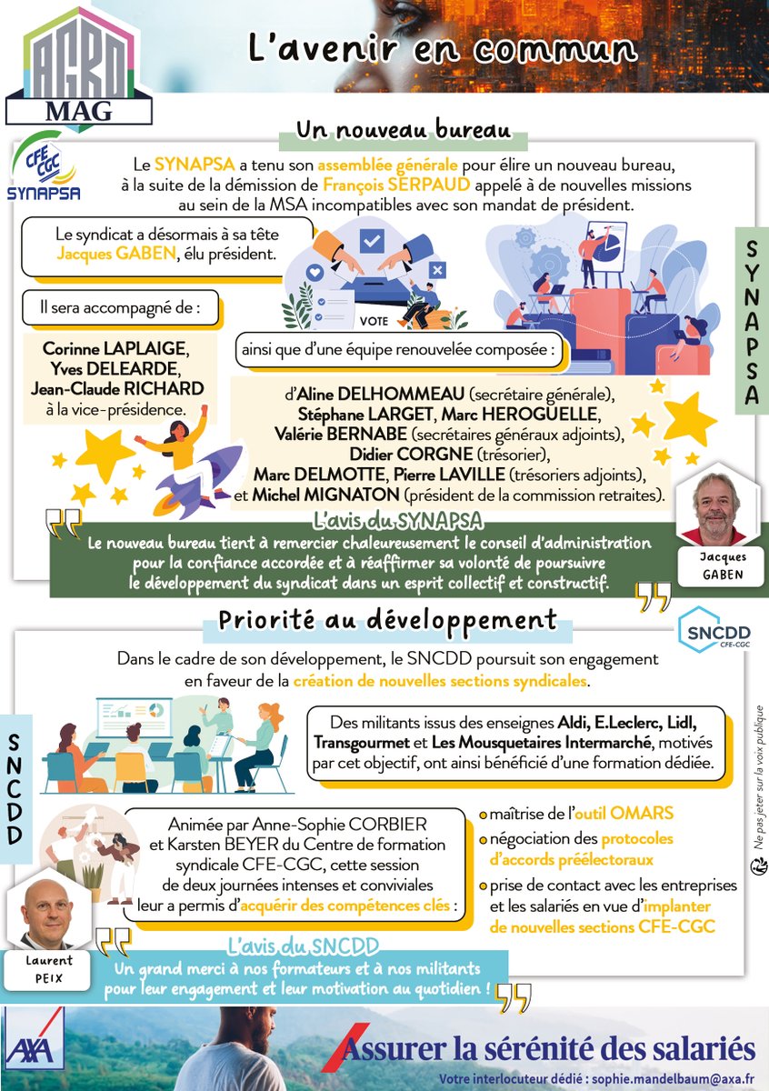 📢 Le nouveau numéro de l’Agromag est disponible !

🧷 Découvrez-le dès maintenant : calameo.com/read/006445172…

🤝Avec les contributions du SNCEA, du SYNAPSA et du SNCDD.