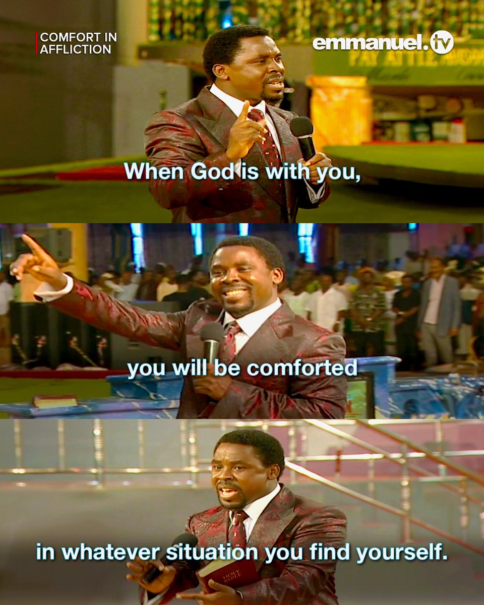 1- There is something far more important than your present situation, your dream, your goal.

Remember, God promised to see you through, not to keep you away from tribulations or trials.

Your picture of tomorrow will impart strength to endure your present situation.