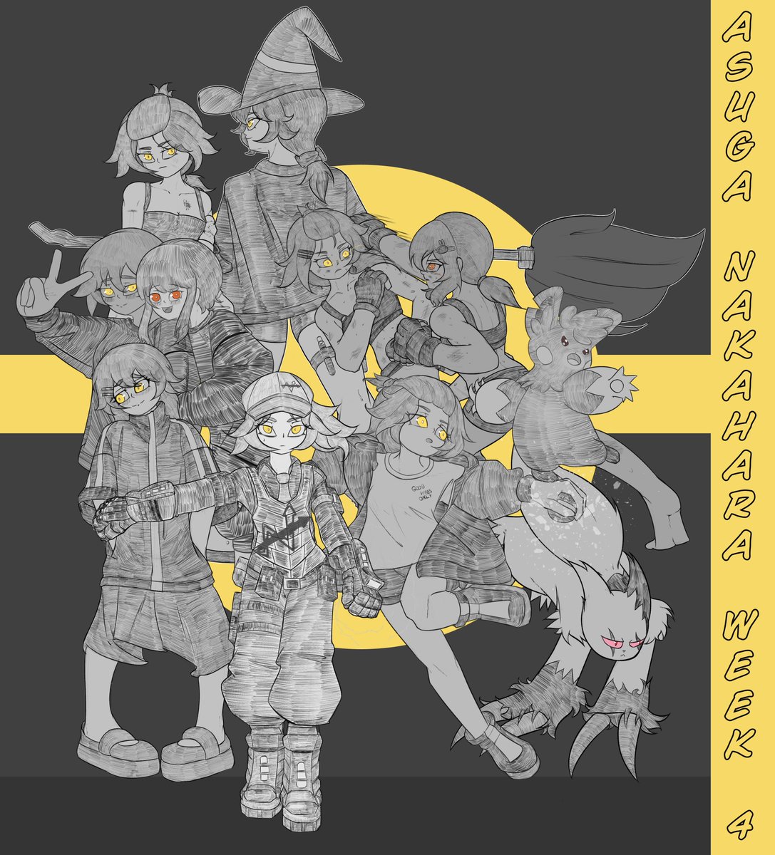 3 more drawings to go!