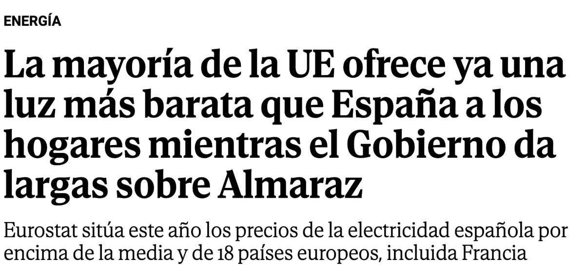 En la economía española el único cohete digno de tal nombre es el del precio de la luz.