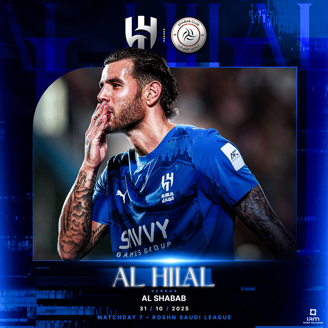 All together now!
𝐌𝐀𝐓𝐂𝐇𝐃𝐀𝐘! 💙
 
#RoshnSaudiLeague