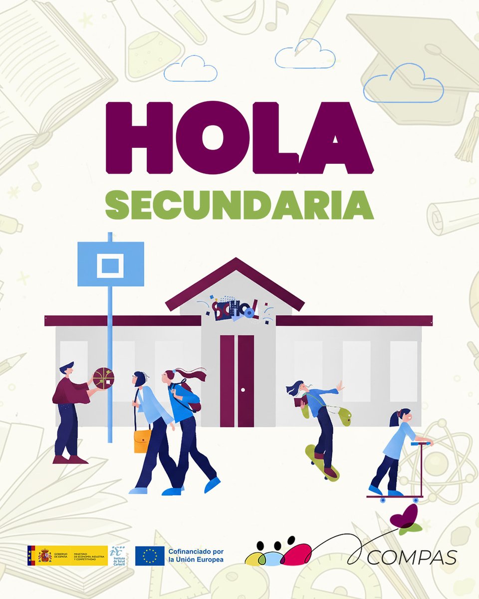 🎓✨ ¡Llegamos a Secundaria!
Iniciamos una nueva etapa de formación en los centros educativos, para cultivar una mirada más humana hacia la vida, la compasión y el acompañamiento 🤝

📍 COMPAS se activa en:
<a href="/ies_cierva/">Ies Juan de la Cierva</a> 
<a href="/pij_iescierva/">PIJ I.E.S Ingeniero de la Cierva</a> 
<a href="/ies_santamaria/">IES Santa María Del Águila</a> 
<a href="/IESSanSebastian/">IES San Sebastián</a>
