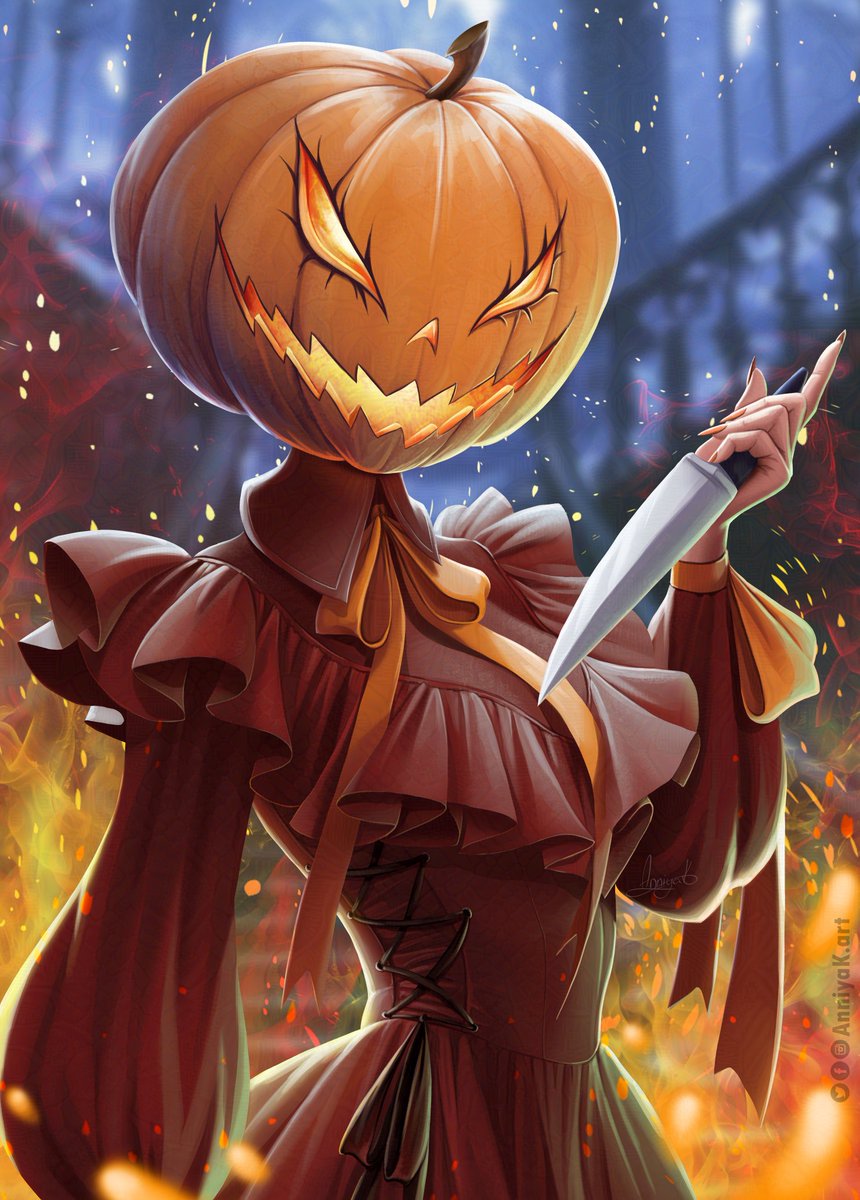 Happy Halloween 🎃🎃🎃

#original #originalcharacter #halloween #pumpkin #fantasy #fantasyart #art #digital #digitaldrawing #fanart #anime #games #gamefanart #process