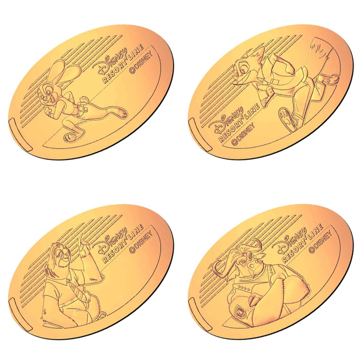 フロリダ限定 ズートピア新アトラクション オープン記念バッジ