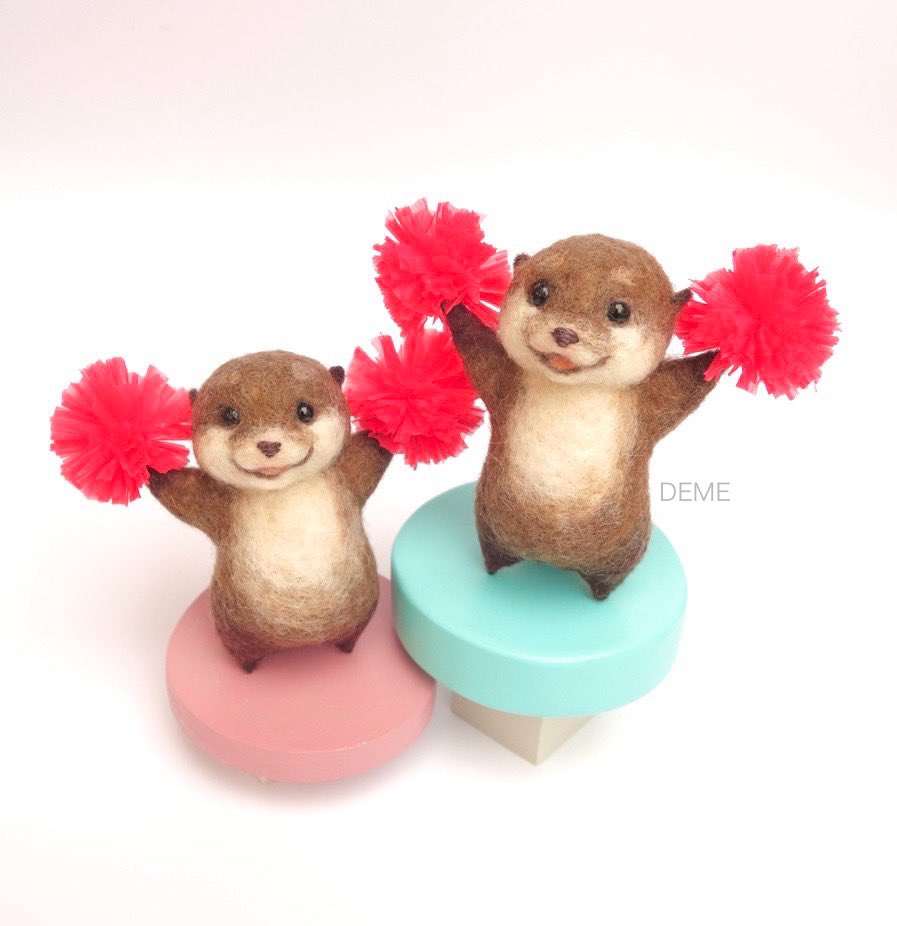 羊毛フェルト アートドール パポテ パニエさん