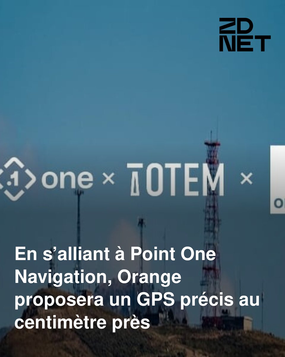 Orange redéfinit la précision GPS au centimètre 📍 👉 l.zdnet.fr/BZ4