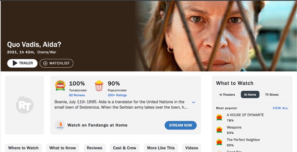 shandygasella's tweet image. I think this is an absolute cinema!
Rating IMDb 8.0
Rating RT 100% certified fresh
Rating Letterboxd 4.2