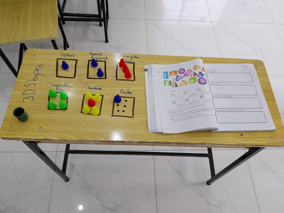 IthSchool's tweet image. 🎲✨ Rolling into the World of 3D Shapes! ✨📘
Our Grade 3 students explored geometry in a fun and hands-on way through the 3D Dice Activity! Learning about cubes, cones, spheres and pyramids! 💫
#ithschool #mathisfun
Follow us on social media channels:
linktr.ee/ithschool