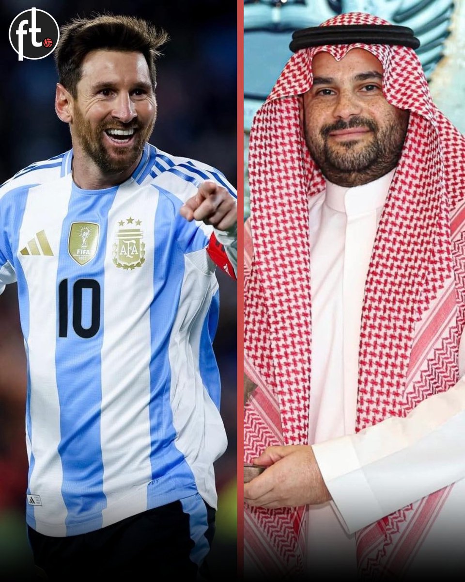 🚨 Saudi Arabia declined an offer to sign Lionel Messi for a short-term stint in the Saudi Pro League before next year’s World Cup, according to a senior sports official.

🗣️ Abdullah Hammad, CEO of the Mahd Sports Academy: “During the last Club World Cup, Messi’s team contacted