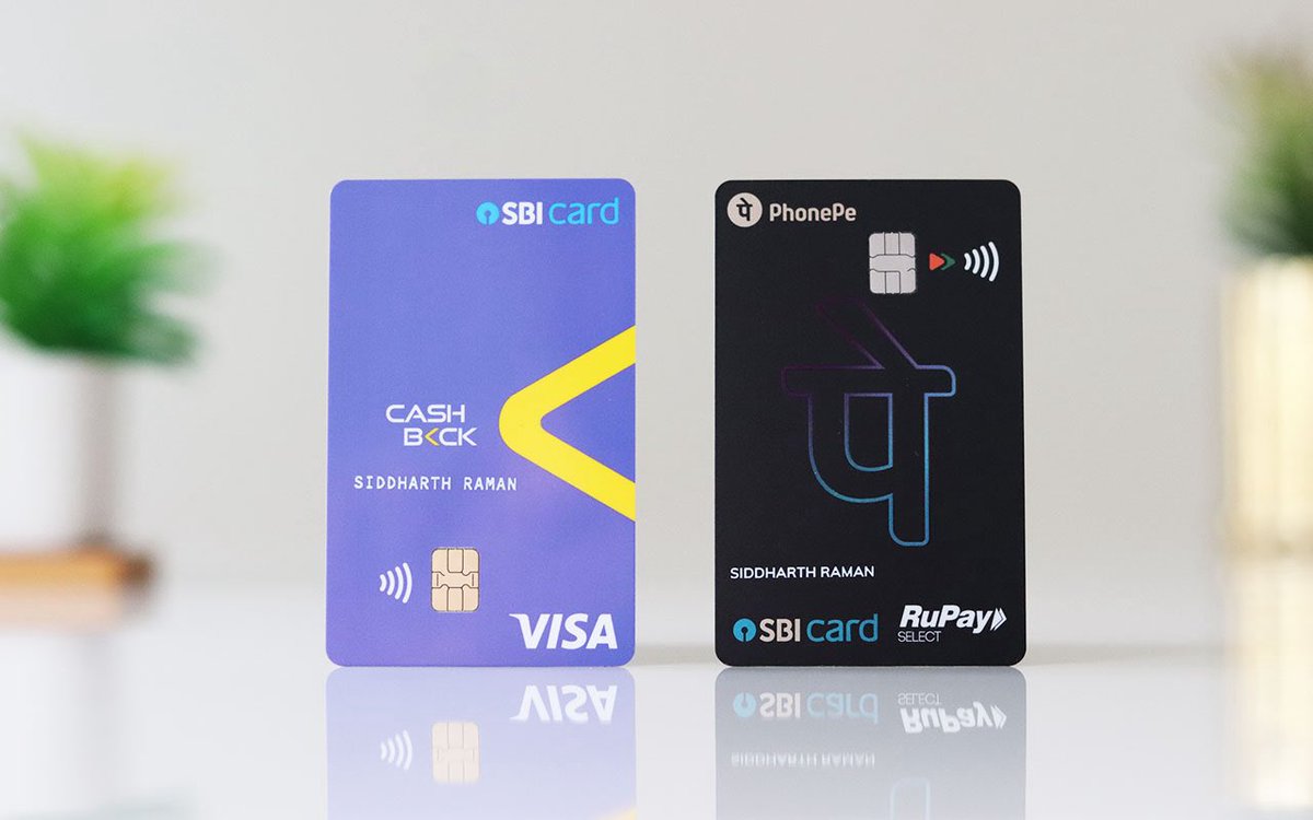 What do you guys think is a better credit card?
SBI Cashback or SBI PhonePe Select Black?
<a href="/CardNiti/">CardNiti</a> <a href="/AmazingCreditC/">Amazing Credit Cards</a> <a href="/EvryPaisaMatter/">Amit Chopra | Every Paisa Matters</a> <a href="/CreditCardsInd/">Ravi Maheshwari</a> <a href="/ashiskar02/">Ashis kar</a> <a href="/RakshitSomani/">Rakshit Somani</a> <a href="/Credolite/">CredoLite</a> 
#SBIcashback #SBIPhonePe #creditcard