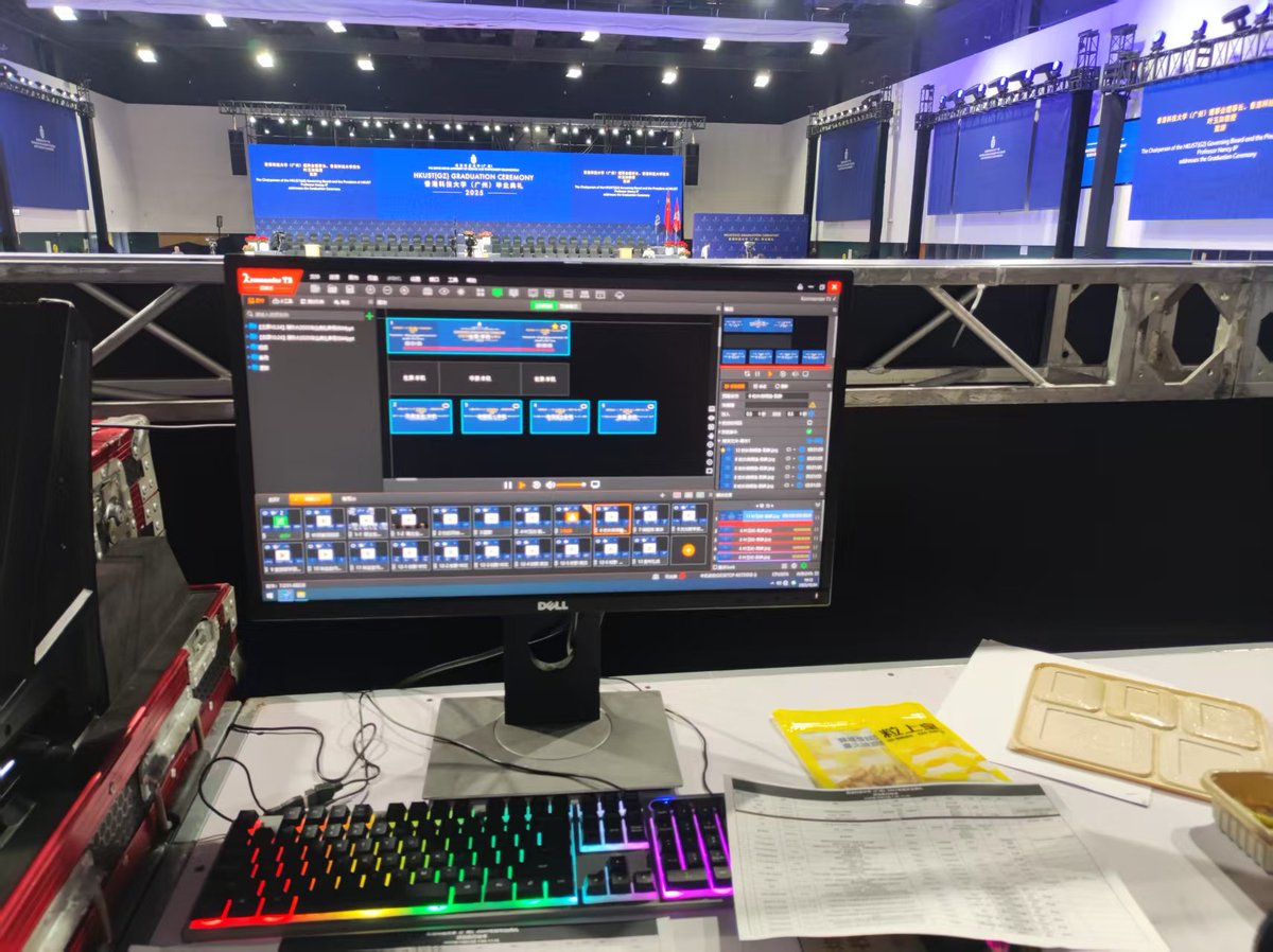 kystartech's tweet image. 🎓 2025 Graduation Ceremony at HKUST (Guangzhou), China — powered by Kystar Kommander T3 Media Server, ensuring smooth visuals and flawless performance.
 #Kystar #LED #controlsystem #Kommander #T3 #MediaServer #China
