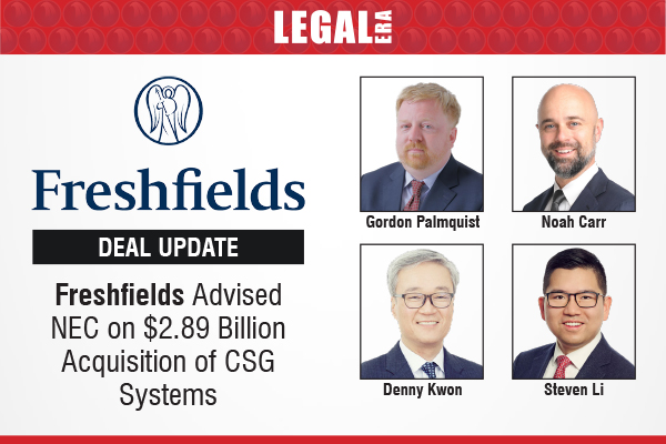 LegalEraGlobal's tweet image. Freshfields Advised NEC On $2.89 Billion Acquisition Of CSG Systems

Link to read full News: legaleraonline.com/global-deals/f…

 #Freshfields #NEC #CSGSystems #Acquisition #SaaS #DigitalTransformation #Technology #LegalEra