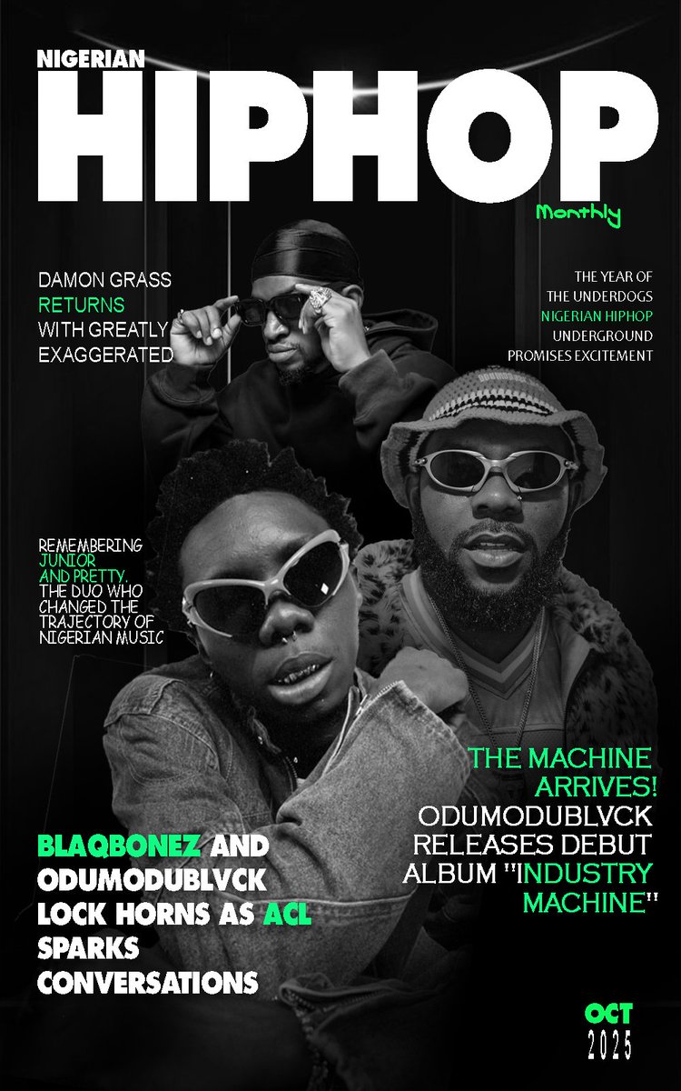 Nigerian Hiphop Monthly 
October Edition