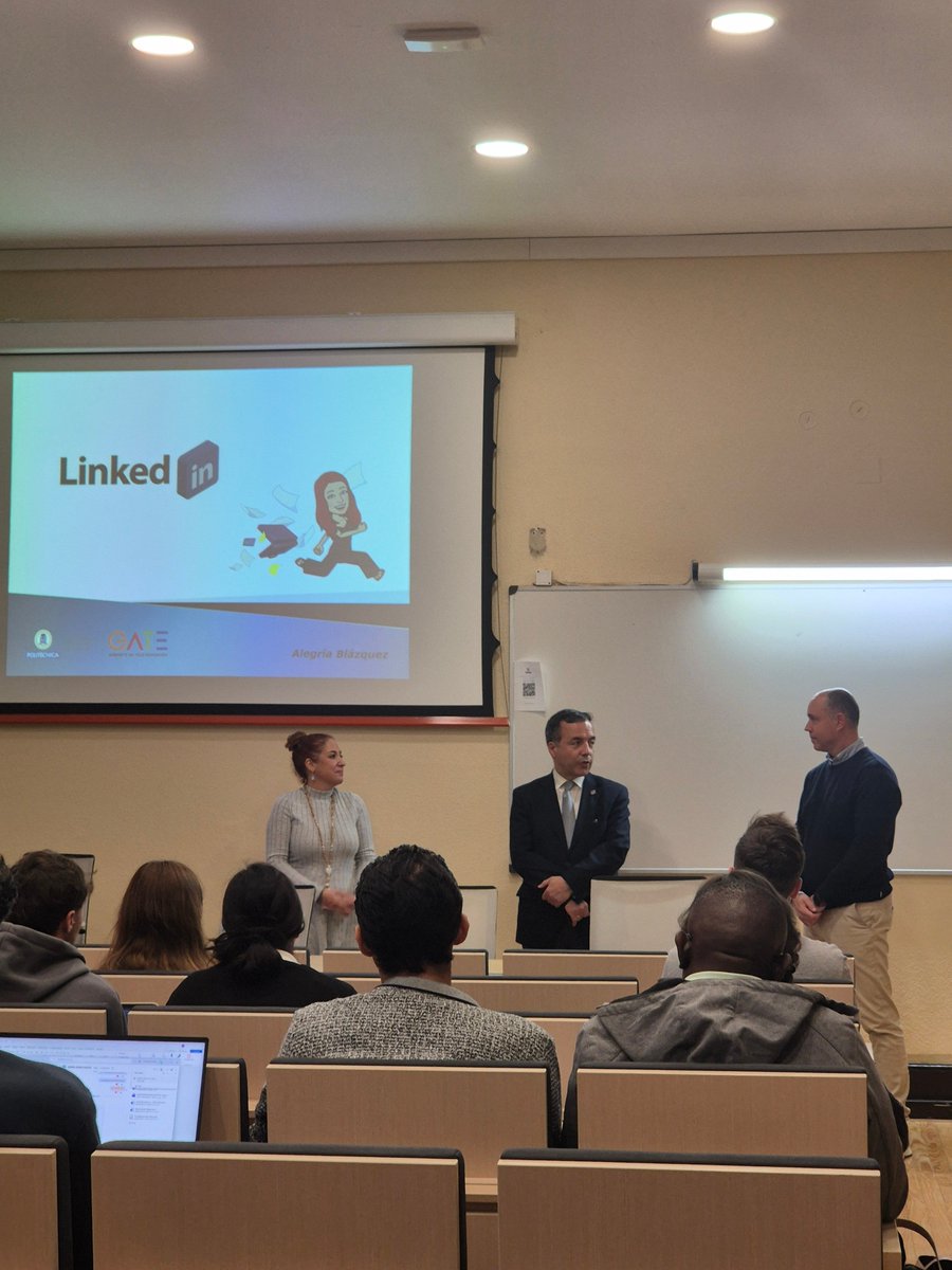 Ayer en Agenda TalentUPM, de la mano de Alegría Blázquez miembro del GATEUPM, como elaborar un perfil en linkedin

4 de noviembre a las 12:30 horas en ETSIAAB, celebramos  de nuevo esta actividad  lnkd.in/e6ySg5Rn

#talentupm #somosupm
#empleabilidad
#gate
#upmpleo