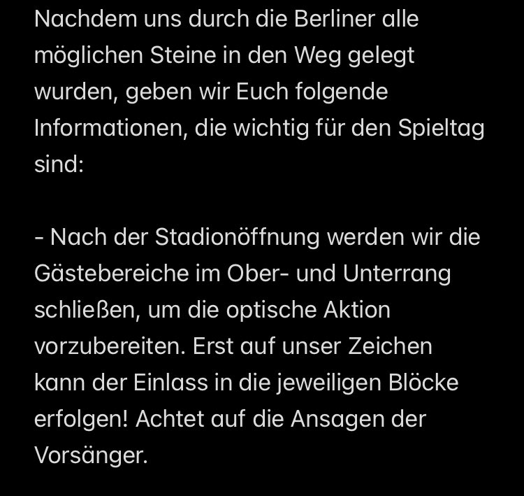K_BLOCK_DYNAMO's tweet image. Hallo Dynamofans,

MORGEN ist es soweit. 

11.000 + X im Olympiastadion. 

Der Fokus liegt auf einem Dynamowürdigen Auftritt, der die Stärke und Geschlossenheit unserer Gemeinschaft zeigt! 

#sgd1953 #dynamoland