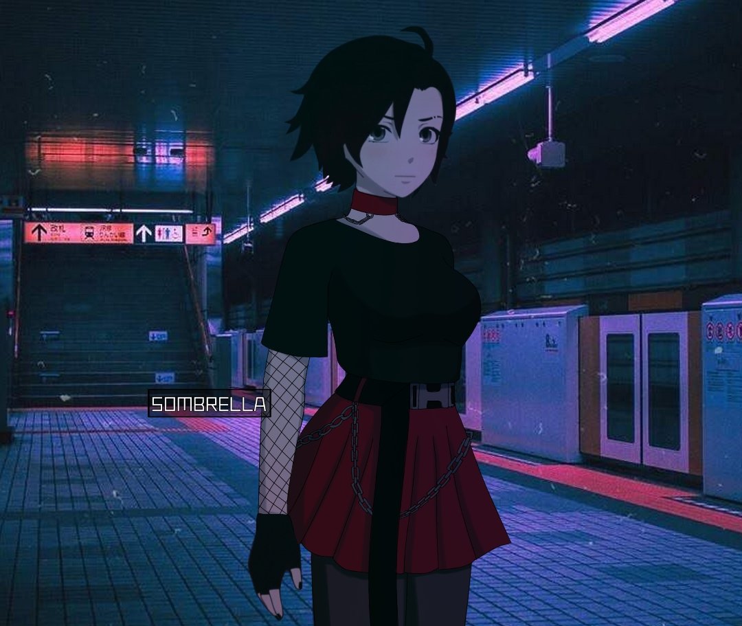 Sombrella3's tweet image. Happy birthday, Ruby Rose!🌹
#RWBY #RubyRose