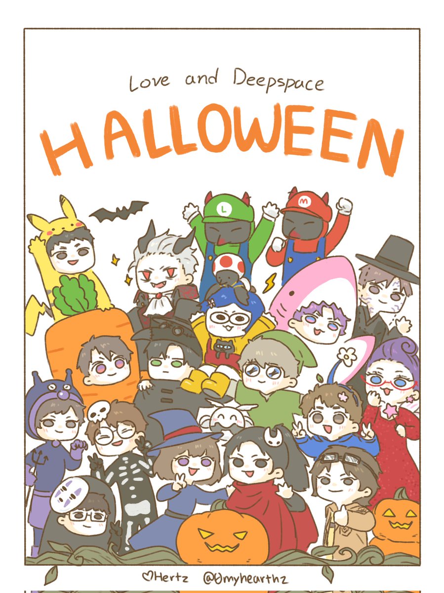 0myhearthz's tweet image. happy halloween! 🎃✨️

#LoveandDeepspace #Xavier #Zayne #Rafayel #Sylus #Caleb #Halloween