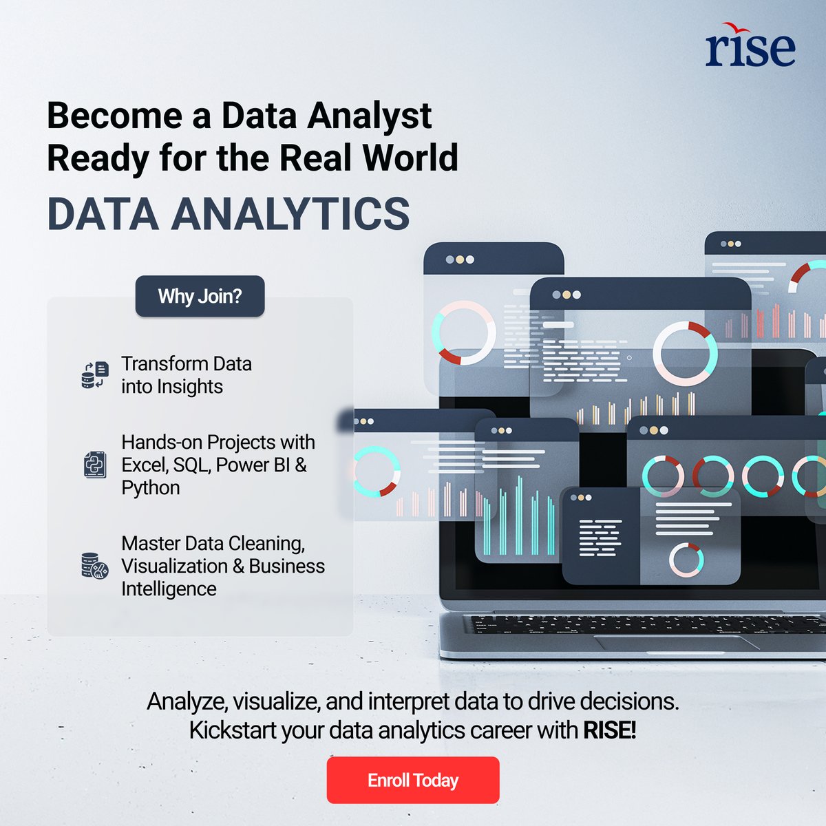 LearnAtRISE's tweet image. Master Data Analytics Skills with RISE. 
Enroll Today: learnatrise.in/courses/data-a…

#DataAnalytics #RISE #CareerGrowth #Upskill