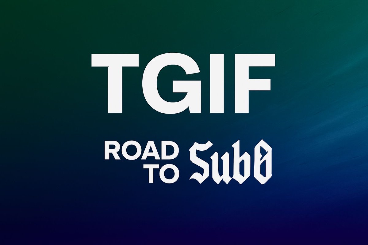 TGIF… or as devs say: Time to Git, Iterate &amp; Fix. 😎 Every weekend is another sprint on the #RoadToSub0. 
#PolkadotAfrica #Web3Builders