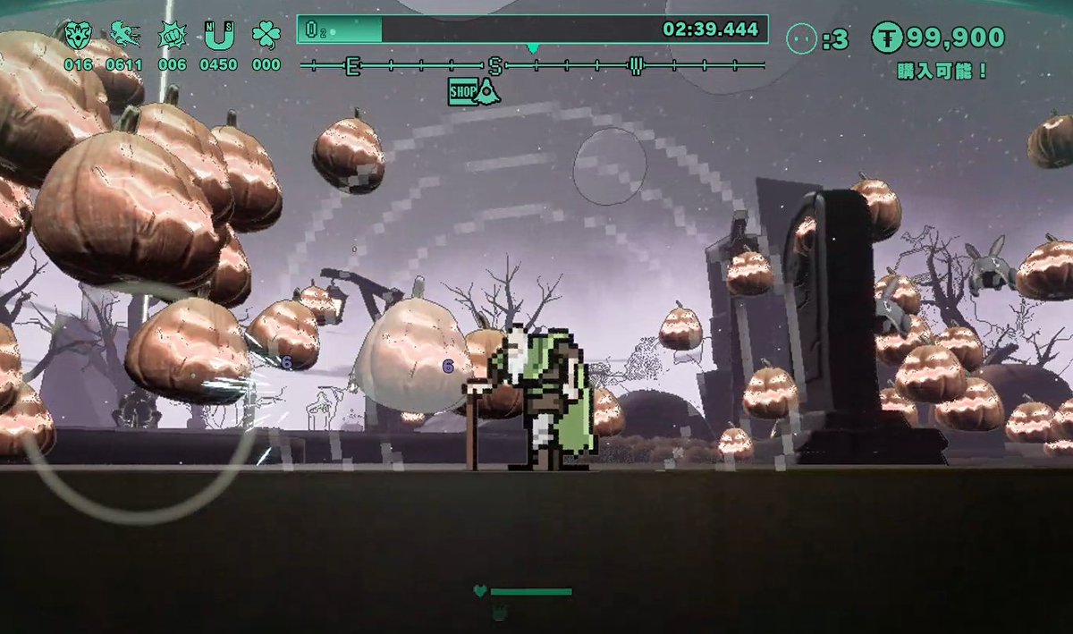 #HappyHalloween
#スターノートの #ハロウィン ステージをポー🧄でチャレンジ！

スターノート×ヴァンパイアサバイバーズコラボ第一弾！
第二弾は11月中に無料アップデート予定！

✨コラボ記念セール開催中✨
スターノート 40%オフ
store.steampowered.com/app/2508940/_/

#VampireSurvivors #Steam