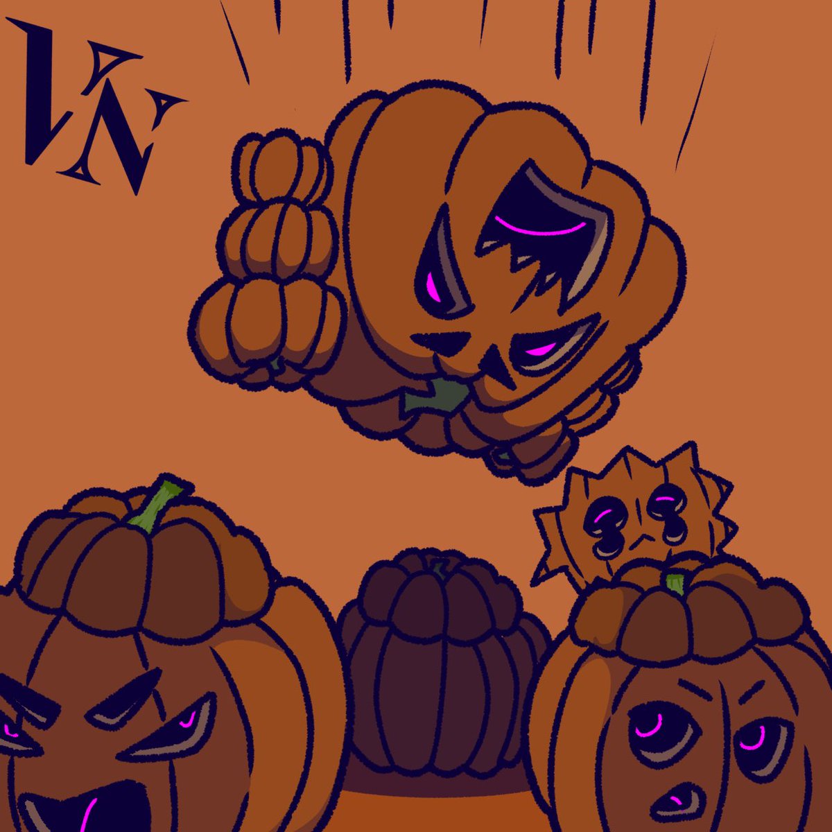 For the unofficial Pumkin Contest on the server
(2025-10-30)

#PiaPiArt