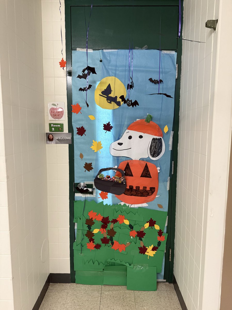 Who will win the Fall/Halloween Door Decorating Contest?? The winner will be announced this morning!