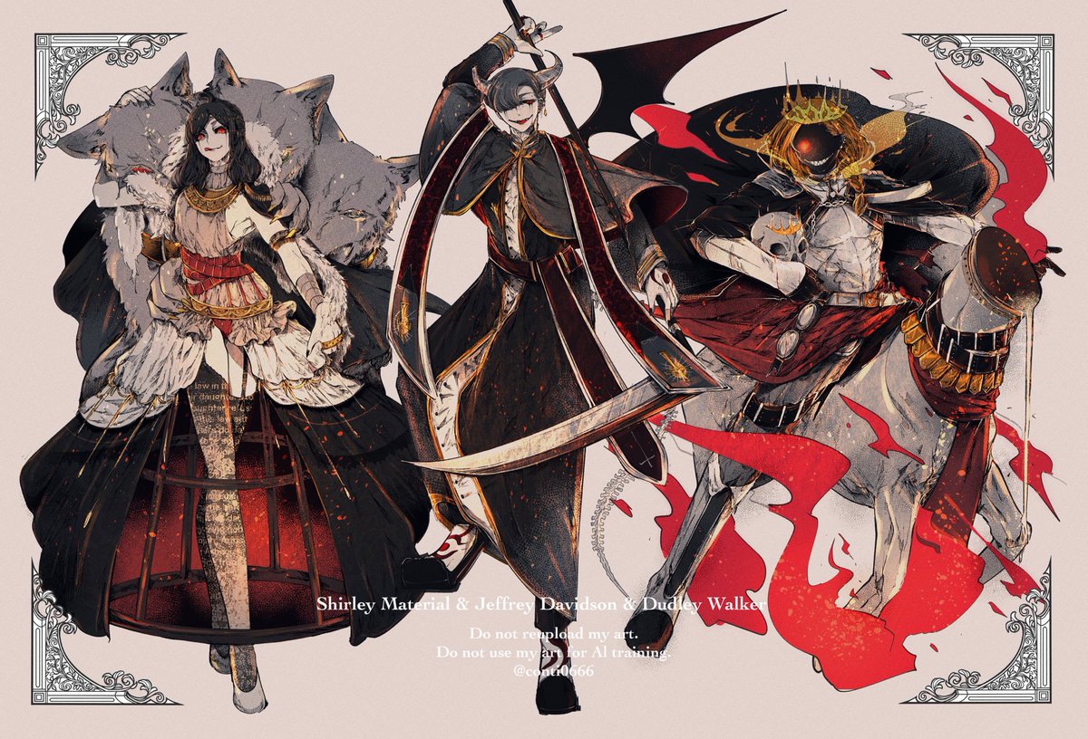 ハロウィン人外ifシリーズ
【清掃員】衣装デザイン
#oc #Halloween