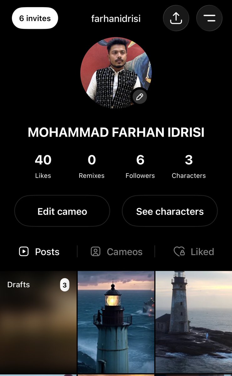 iamfarhanidrisi's tweet image. Sora2 ka invite code chahiye dm karo
#sora2invitecode