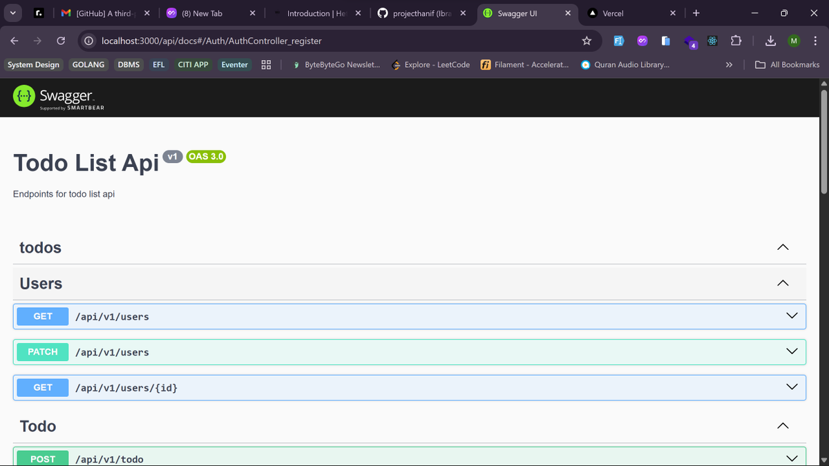 projecthanif's tweet image. 🚀 Wrapped up my Todo API project!
Coming from a PHP background, this taught me the basics of NestJS & Prisma (read the docs, devs 😅).
Next up: an Image Processing API 👀
On to the next! 💪
🔗 github.com/projecthanif/t…