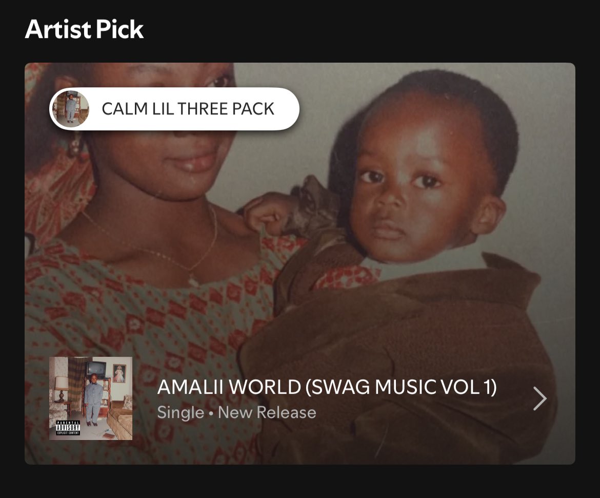 New experimental sounds out now🫡🔄
Pushed in the direction that I enjoy 
I hope y'all fw it 
AMALII WORLD VOLUME 1