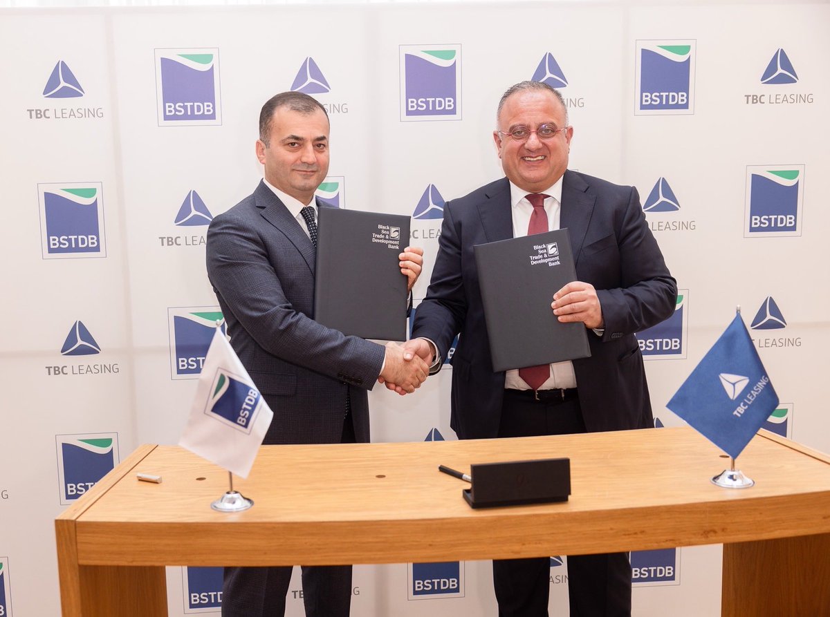 BSTDB's tweet image. Delighted to partnering with TBCLeasing 🇬🇪 on a EUR 10 million loan to support Georgian SMEs.

The facility will boost investment, modernize operations, and strengthen competitiveness.

👉: bit.ly/49w7DbL

#BSTDB #SMEs #Georgia #Partnership