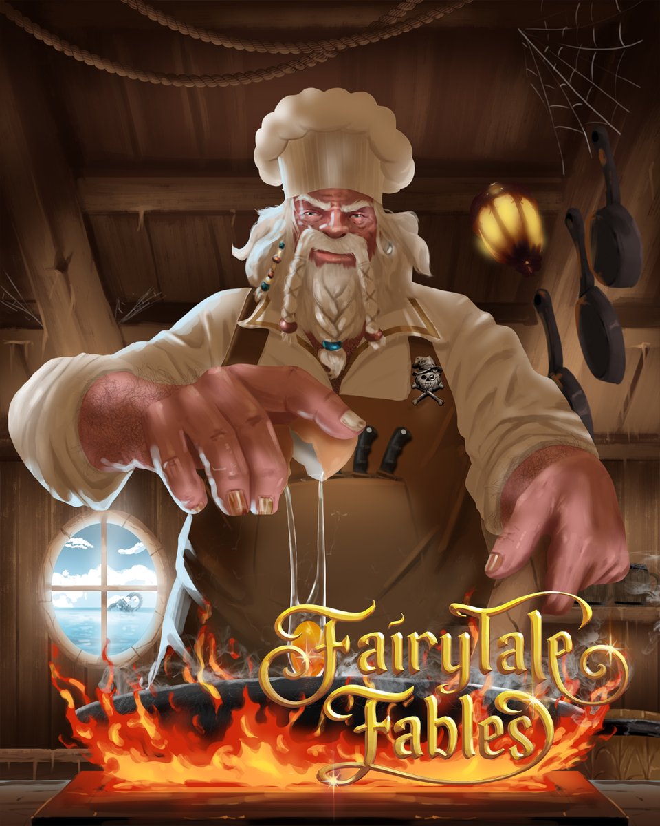 Hook's Chef. An character for <a href="/FairytaleFables/">Fairytale Fables</a> .
#gamedevelopment #characterdesign #gameart #indiegame #indiegamedevelopers