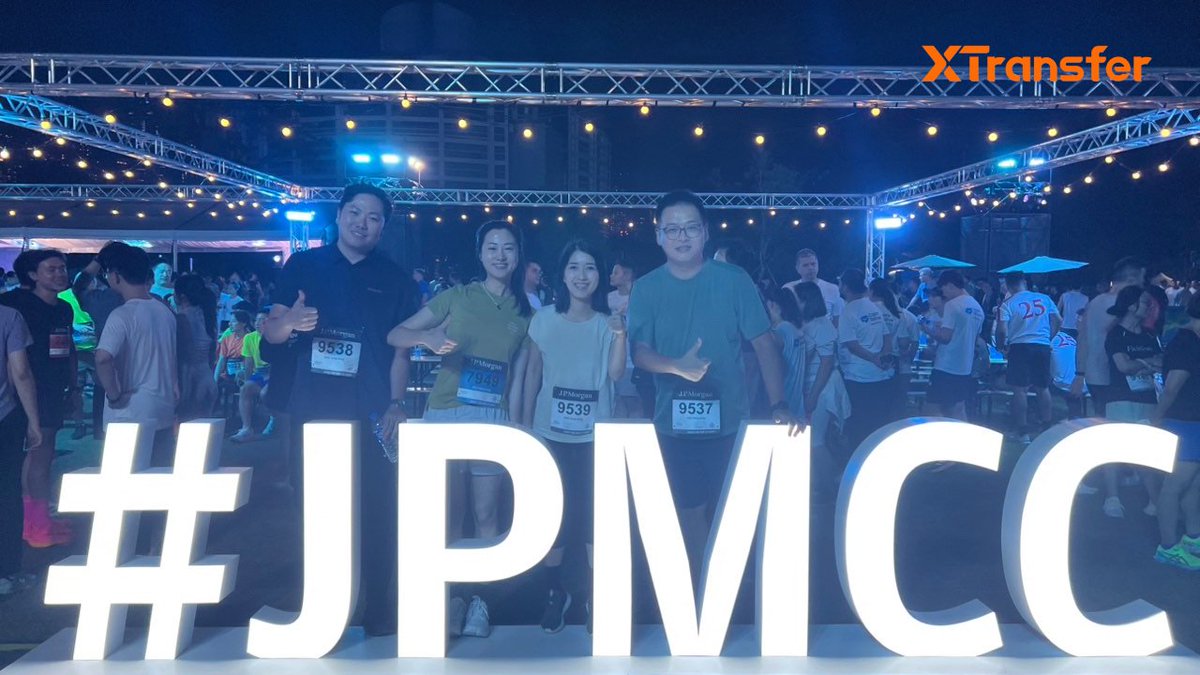 🌍 What a month for XTransfer!

💡 Met fintech leaders at Money20/20 Vegas on cross-border finance.
🏃 Ran JPM Challenge HK—teamwork &amp; network.
✨ See you HK FinTech Week 2025 and show how XTransfer reshape global payments.

 #Fintech #Money2020USA #JPMCC #HKFW2025 #CrossBorder