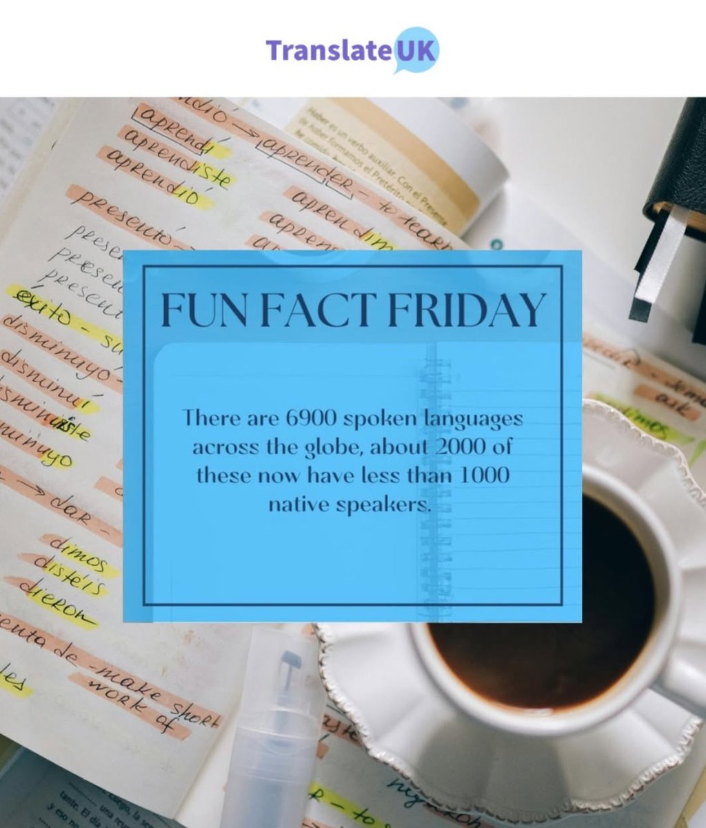 TranslateUK's tweet image. It’s incredible to think about how many languages shape our world. In 2007, researchers at the University of Pennsylvania estimated there were around 6,900 spoken languages globally. 

#TranslateUK #LanguageDiversity #CulturalHeritage #EndangeredLanguages #GlobalCommunication