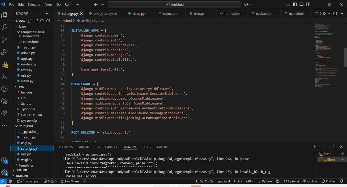 SnowNgich's tweet image. id say django is not that technical and i think ill become good at it.i genuinely like it
also i want to connect with people of this same interest
#djangoframework