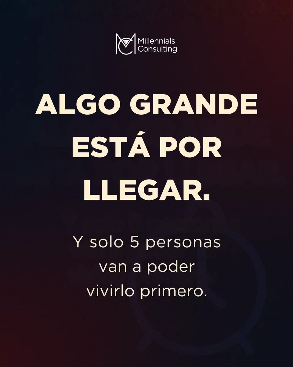 Millennials_Con's tweet image. Algo grande está por llegar… y solo 5 personas podrán vivirlo primero. ¿Te atreves a descubrir qué es? 👀💡 

#ZohoCRM #OportunidadÚnica #millennialsconsulting #zoho