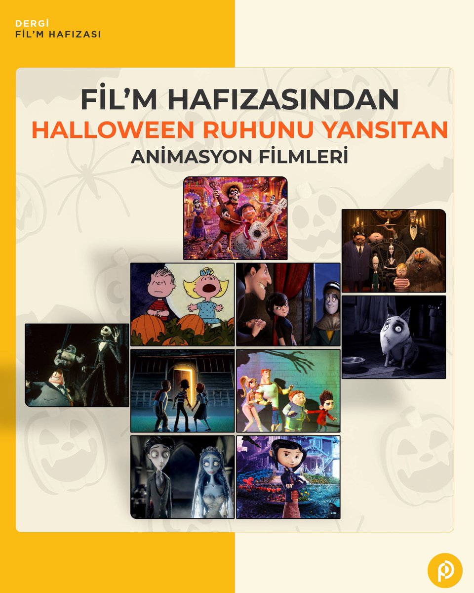 Güz mevsiminin melankolik havası, Halloween’in gizemli atmosferiyle buluşuyor. <a href="/filmhafizasi/">Fil'm Hafızası</a>, Pazarlamasyon okuyucuları için Cadılar Bayramı ruhunu yansıtan animasyon filmlerden oluşan özel bir seçki hazırladı. 👉l24.im/gmG1I