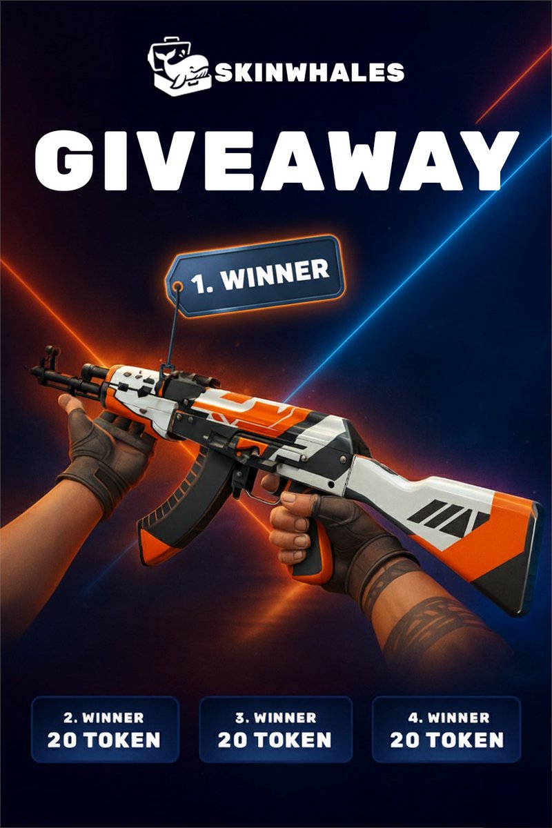 Hot Drop 🥳

Check our our new giveaway on gleam! 

4 Winners  | AK ASIIMOV FT + 80 Token.

Don't forget to give us a RT 😍

Join now at gleam.io/mODDA/ak47-asi…