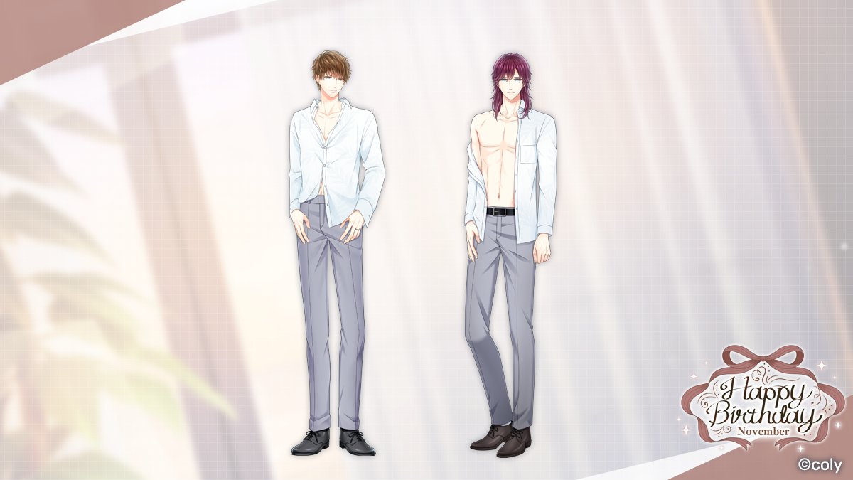 🎂立ち絵紹介🎂
UR今大路峻【The word wakes me up】
UR服部耀【Wake up, my puppy】
ホーム画面に設定して、カレに毎日お出迎えしてもらおう♪
バースデーURカードはホームビジュアルつき💕
#スタマイ