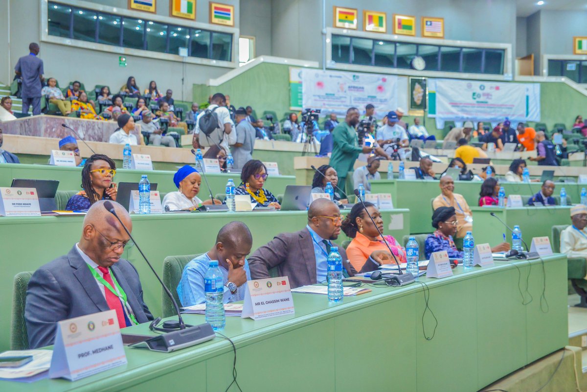 xtanlea's tweet photo. Cross section of participants at the ongoing  African Public Square (APS) Debate, live @ecowas_cedeao Main Auditorium in Abuja https://t.co/JYFUatoMvP