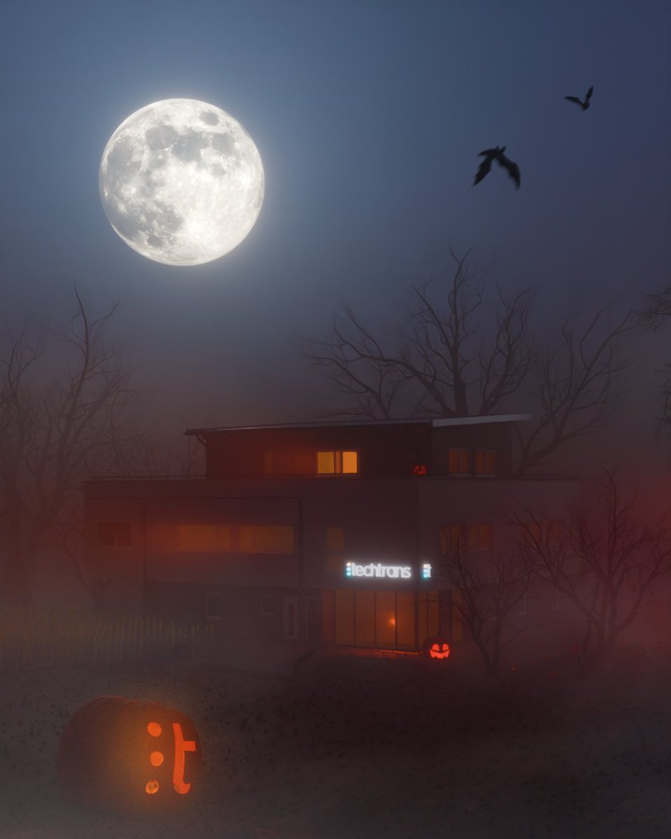 techtransGmbH's tweet photo. Bei uns gibt’s Render statt Süßes! 🎃
Unsere Profis für #3DVisualisierung haben die Halloweenstimmung eingefangen – ganz ohne Nebelmaschine, aber mit ordentlich Rechenleistung und Liebe zum Detail. 
Happy Halloween! 👻
#rendering #Halloween2025 https://t.co/f6kpev7AkD