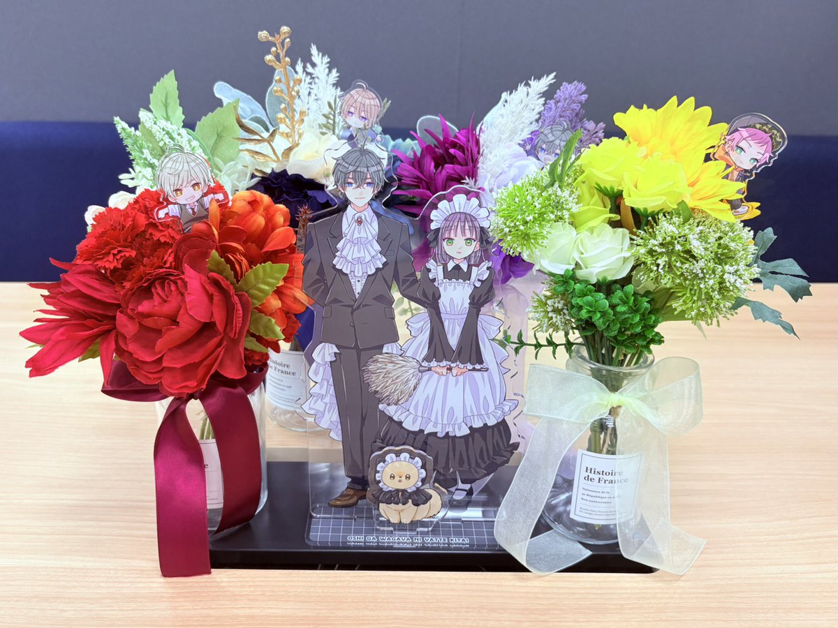 shindy_polaris's tweet image. 🌹受注販売終了まであとわずか🌹

「推しが我が家にやってきた！」
さっきゅん＆すみれ＆エクアドルのビックなアクリルスタンドは【2025年11月3日 23時59分まで】の販売です❣

この機会にぜひゲットしてくださいね✨
🔗flex-comix.booth.pm/items/7497413