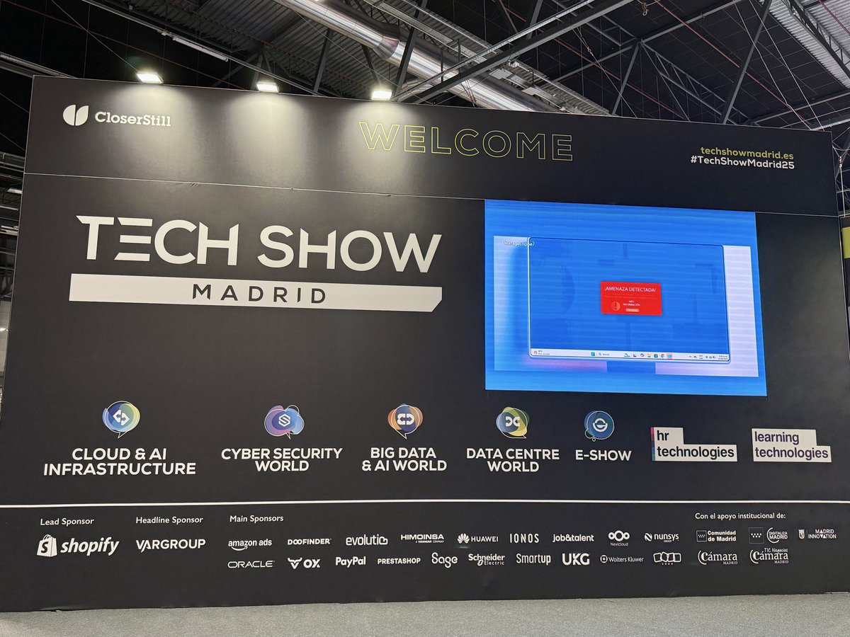 ✨ Así vivimos el #TechShowMadrid ✨
Demos, bingos y muchas conversaciones con caras nuevas y conocidas. ¡Gracias a todos los que pasasteis por nuestro stand! 🚀💬

#Arexdata #SeguridadDelDato #DSPM #Ciberseguridad #Evento #TechShow