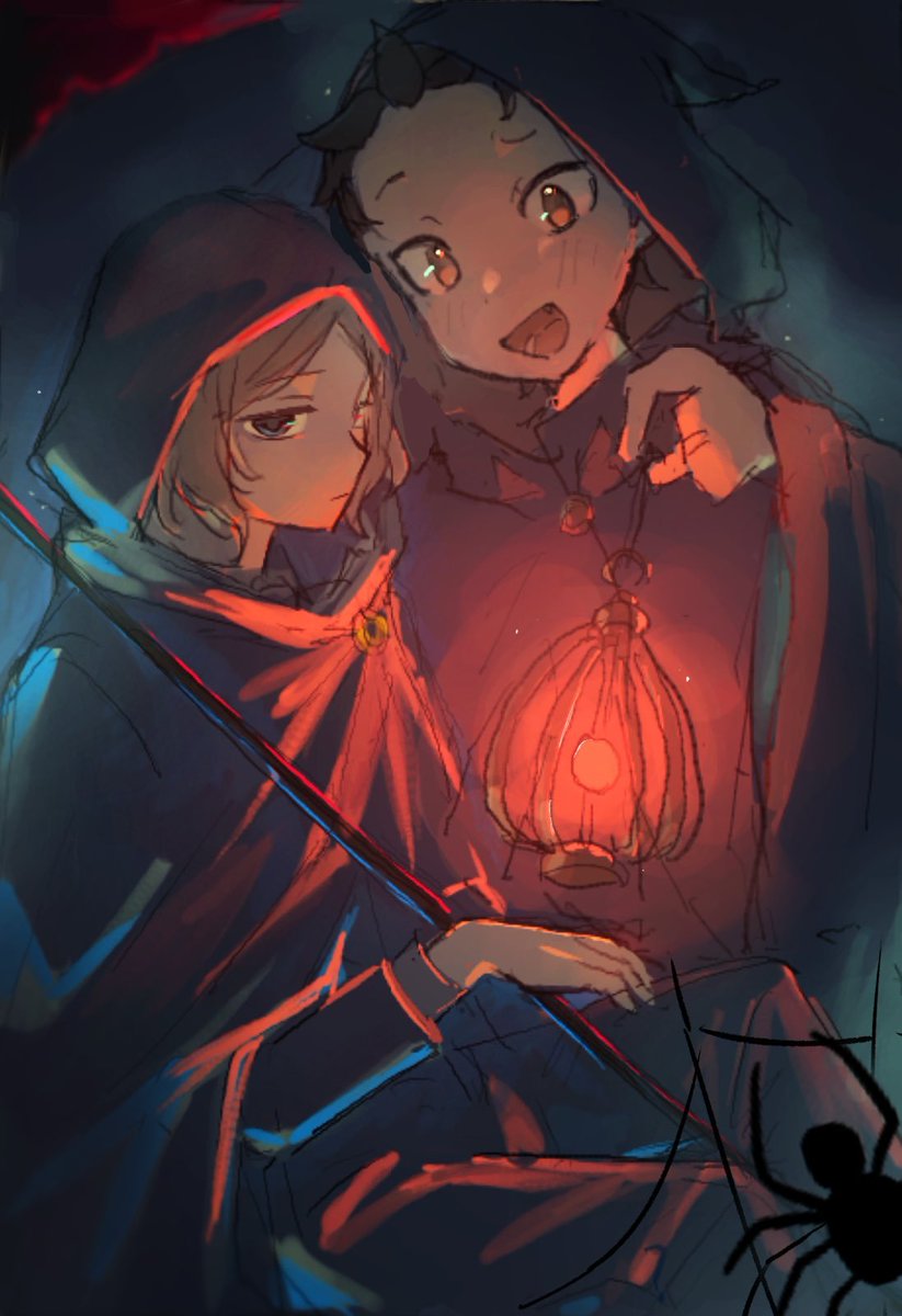 ハロウィン絵チャ合作🎃死商ス(過オトスバ)