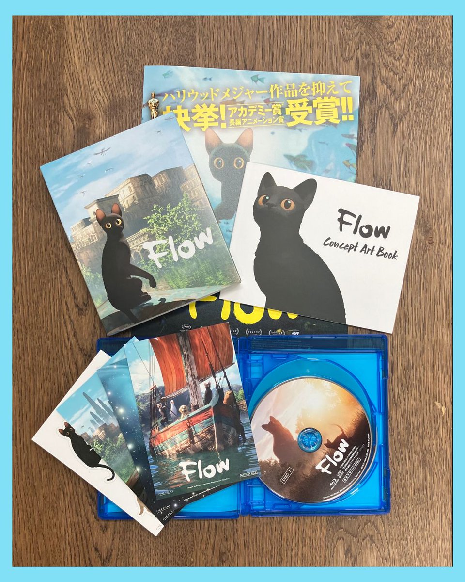 Flow』Blu-ray&DVD📀 いよいよ11/5（水）発売🐈‍⬛🌊 ＼ 初回限定盤Blu