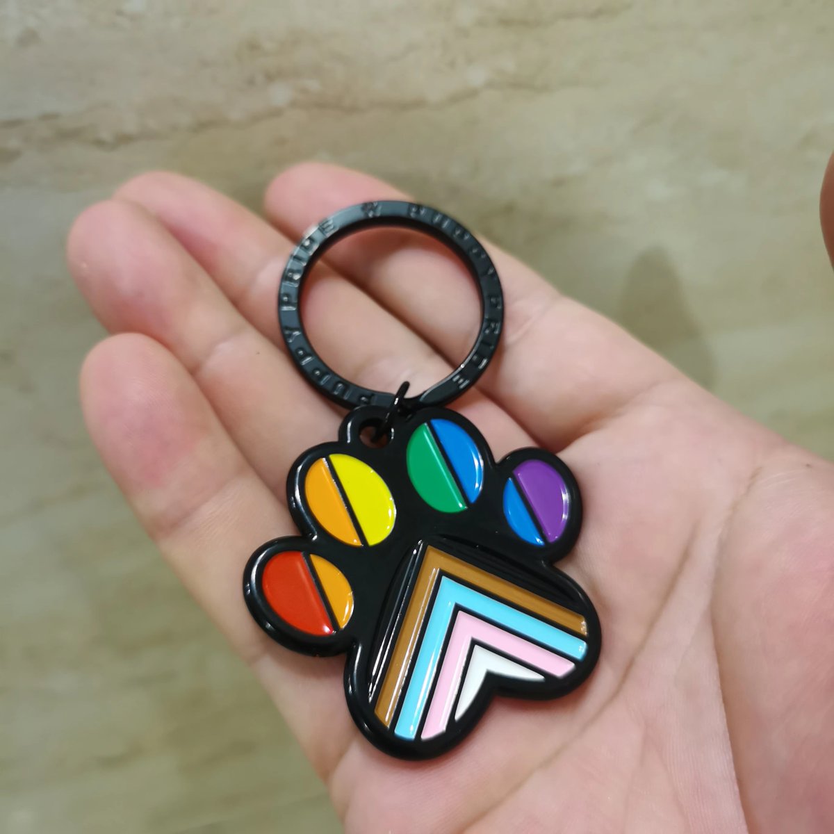 First tag from our Kickstarter off the production line!

We even added a little extra surprise